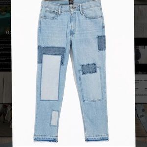 Mens Urban Outfitters BDG Patchwork Denim jeans